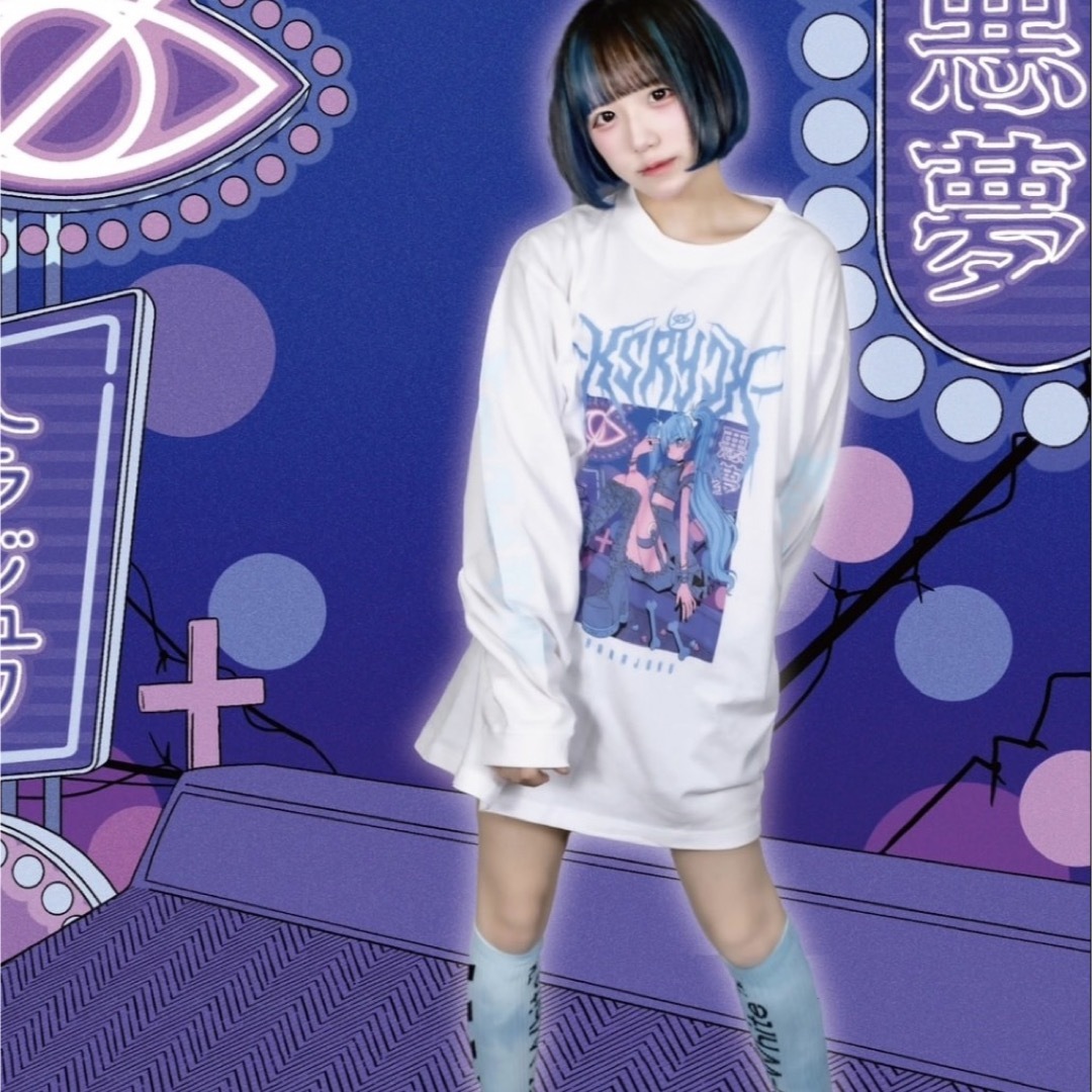 REFLEM(レフレム)の【A.YAMI× KRY】 コラボレーションアイテム  ロンT 長袖　新品 レディースのトップス(Tシャツ(長袖/七分))の商品写真