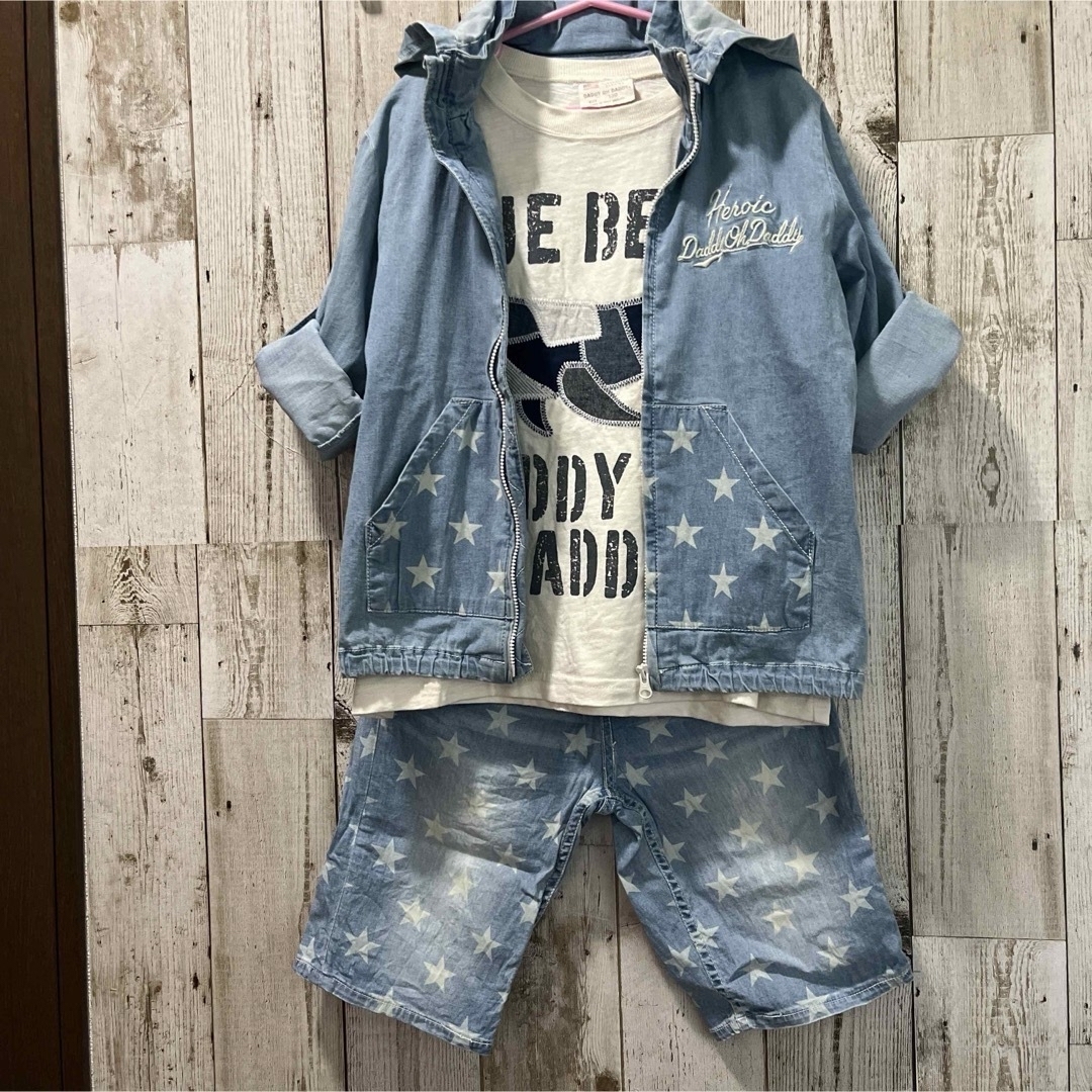 daddy oh daddy(ダディオーダディー)のダディ　3点セット キッズ/ベビー/マタニティのキッズ服男の子用(90cm~)(Tシャツ/カットソー)の商品写真