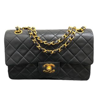 シャネル(CHANEL)の　シャネル CHANEL マトラッセ23 AO1113 ブラック×ゴールド ラムスキン レディース ショルダーバッグ(ショルダーバッグ)