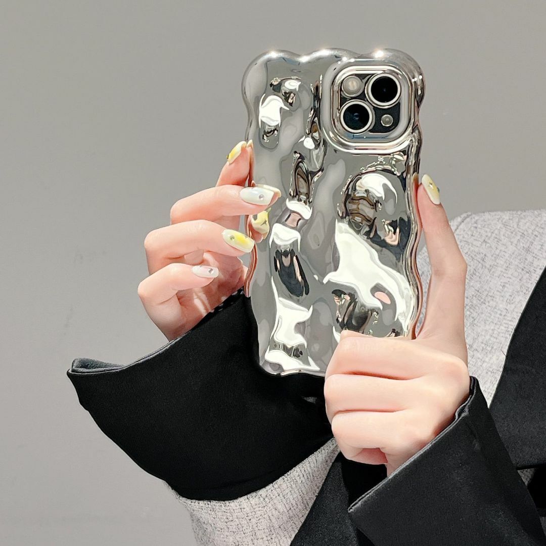 【色: シルバー】UEEBAI iPhone 13 6.1 inch 用 ケース スマホ/家電/カメラのスマホアクセサリー(その他)の商品写真