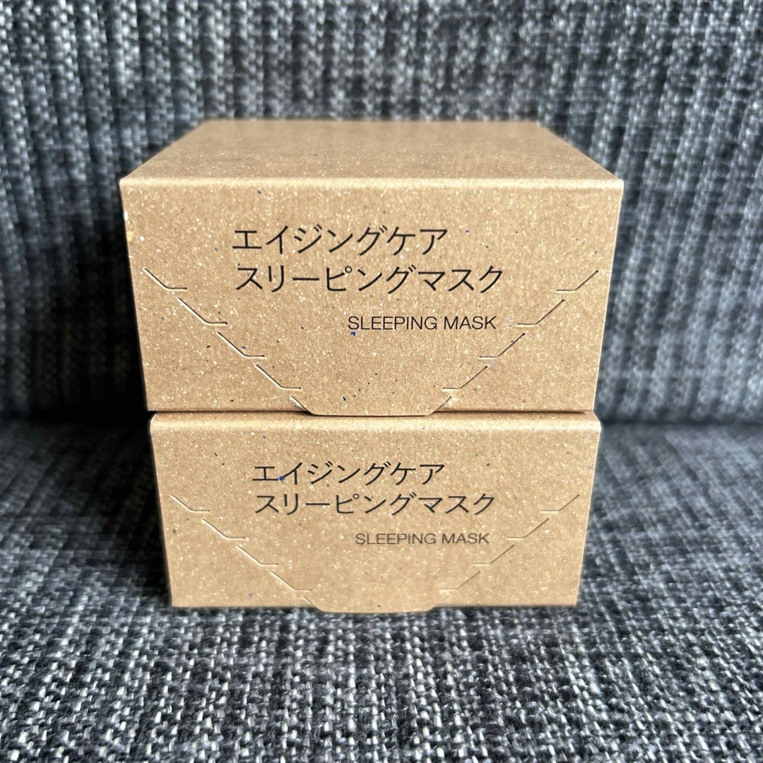 MUJI (無印良品)(ムジルシリョウヒン)の無印良品 エイジングケア スリーピングマスク 45g 2点セット 未使用品 コスメ/美容のスキンケア/基礎化粧品(フェイスクリーム)の商品写真