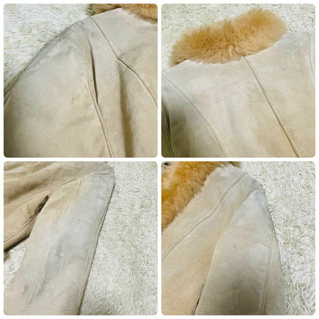 BECAUSE ロートレアモン ムートンコート 長袖 ブラウン系 豚革 羊革 レディースのジャケット/アウター(毛皮/ファーコート)の商品写真
