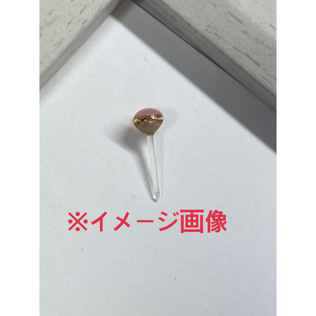 モーヴアッシュ　シンプル　小さい　レジン　樹脂ピアス　No.413 ハンドメイドのアクセサリー(ピアス)の商品写真