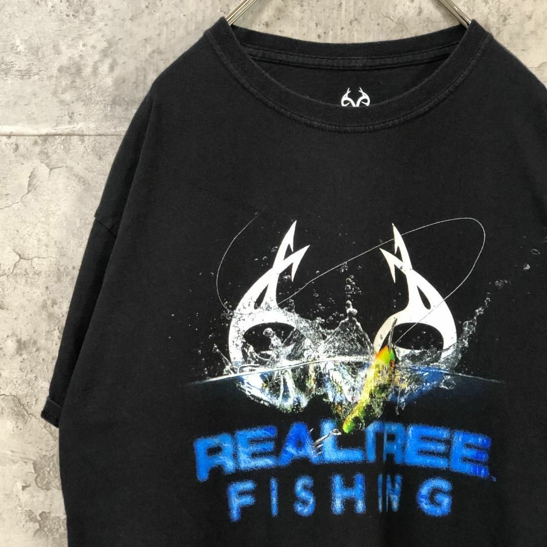 REALTREE 鹿角 フィッシング USA輸入 アウトドア Tシャツ メンズのトップス(Tシャツ/カットソー(半袖/袖なし))の商品写真