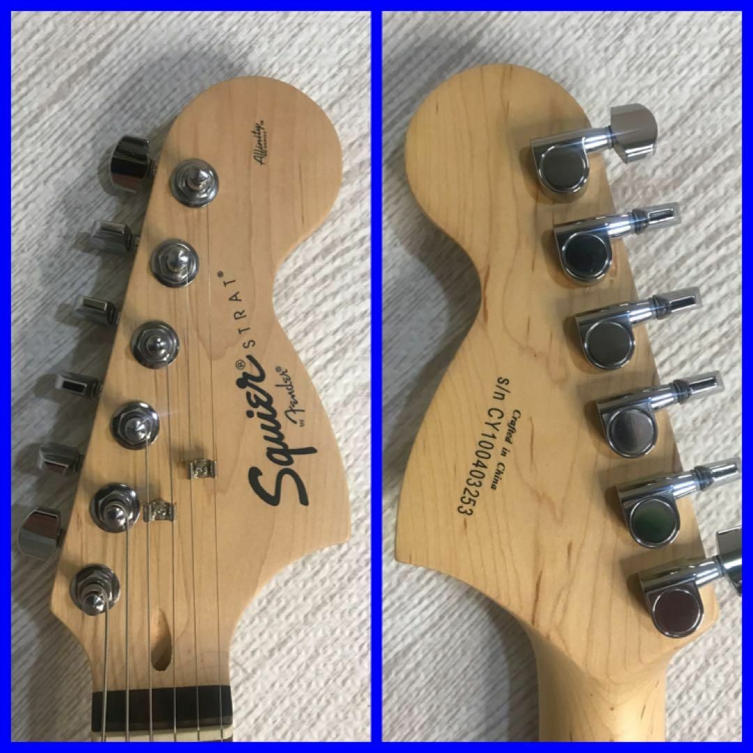 SQUIER(スクワイア)の『美品』Squire Affinity ST MBL/M  by Fender 楽器のギター(エレキギター)の商品写真