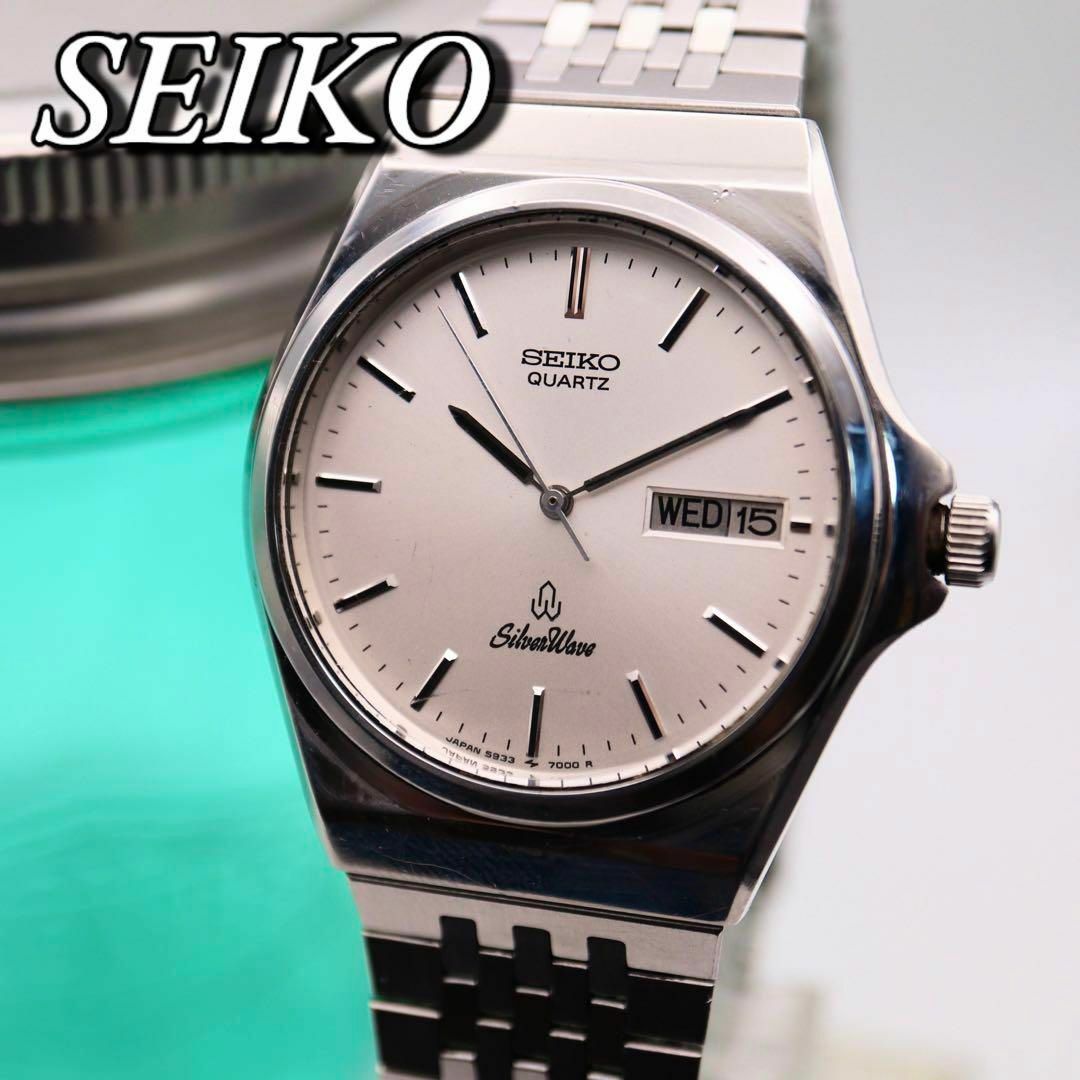 SEIKO(セイコー)の良品 SEIKO シルバーウェーブ デイデイト ラウンド メンズ腕時計 840 メンズの時計(腕時計(アナログ))の商品写真