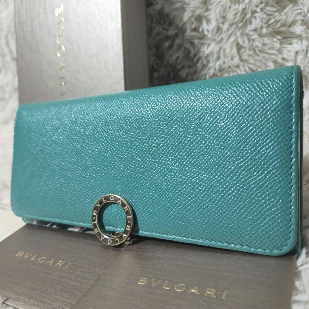 BVLGARI(ブルガリ)の付属品完備 美品 BVLGARI ゼロワン フラップ 折り財布 長財布 レディースのファッション小物(財布)の商品写真