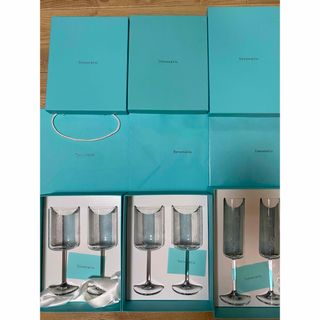 ティファニー(Tiffany & Co.)のティファニー　アンパーサンド　アンパサンド　ワイングラス　シャンパングラス　新品(グラス/カップ)