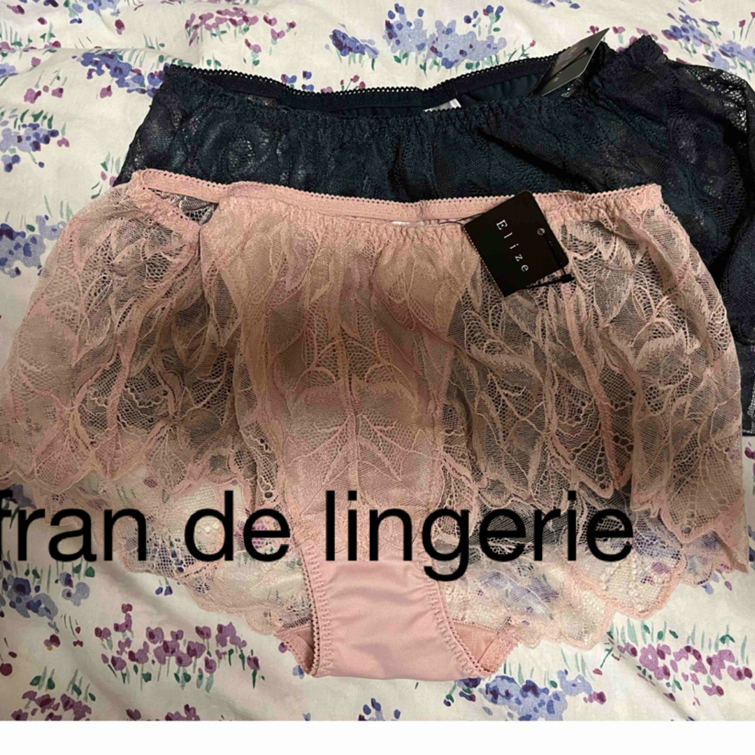 fran de lingerie(フランデランジェリー)の新品fran de lingerieフランデランジェリーバックレースショーツ2枚 レディースの下着/アンダーウェア(ショーツ)の商品写真