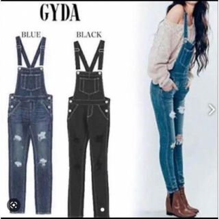 GYDA - GYDA 完売品 ダメージサロペットスキニーデニム