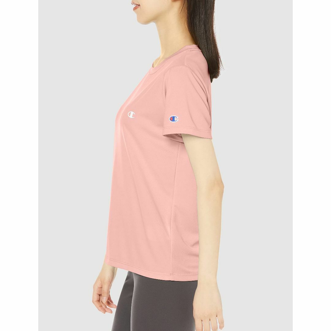 [チャンピオン] Tシャツ 半袖 丸首 ワンポイントロゴ ショートスリーブTシャ レディースのファッション小物(その他)の商品写真