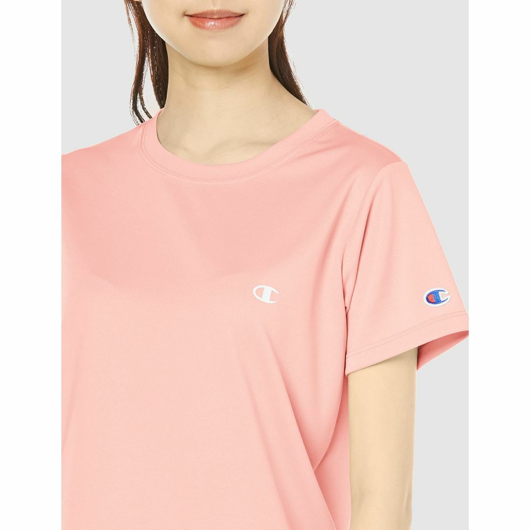 [チャンピオン] Tシャツ 半袖 丸首 ワンポイントロゴ ショートスリーブTシャ レディースのファッション小物(その他)の商品写真