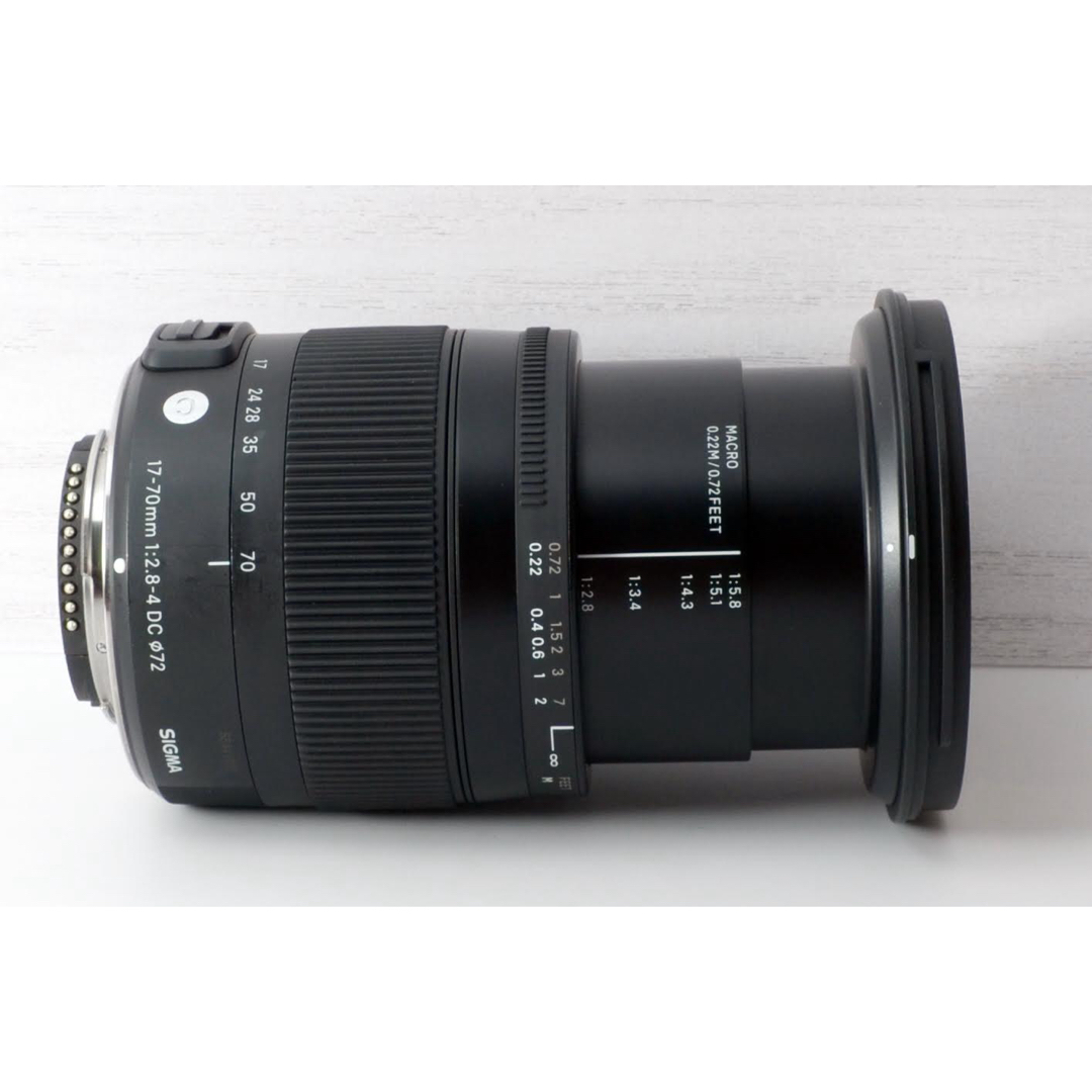 SIGMA(シグマ)の★SIGMA 17-70mm OS HSM Nikon用★マクロに最適 スマホ/家電/カメラのカメラ(レンズ(ズーム))の商品写真