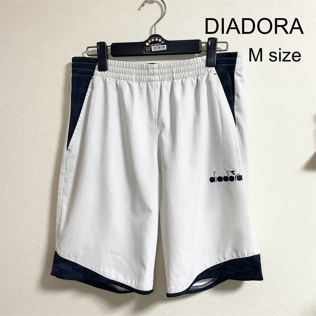 DIADORA(ディアドラ)の【ディアドラ】メンズ　ハーフパンツ　ウーブンショーツ　DTP0432　サイズM メンズのパンツ(ワークパンツ/カーゴパンツ)の商品写真