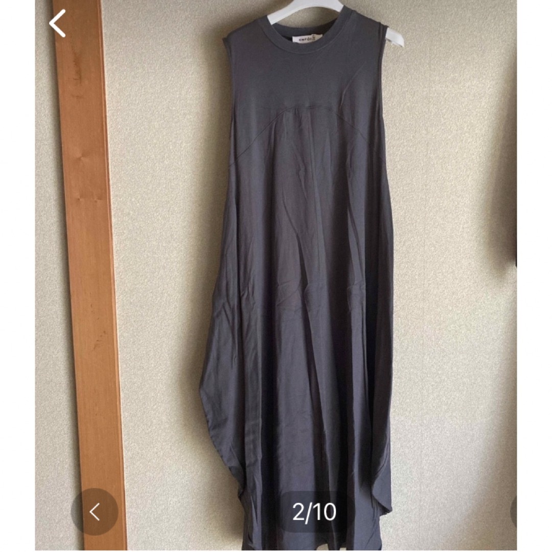 ENFOLD(エンフォルド)のENFOLD スビン天竺 サークルTANKTOP DRESS レディースのワンピース(ロングワンピース/マキシワンピース)の商品写真