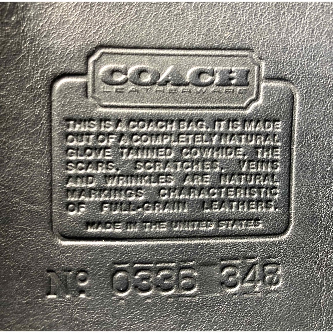 COACH(コーチ)の【美品】COACH オールドコーチ　ショルダーバッグ　USA製　0336-348 レディースのバッグ(ショルダーバッグ)の商品写真