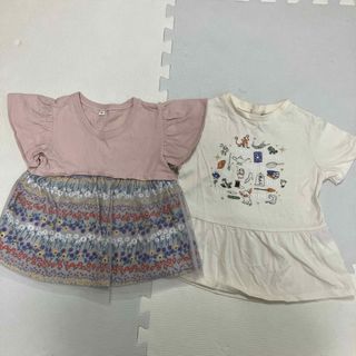 110センチ◆半袖Tシャツ◆女の子◆チュニック