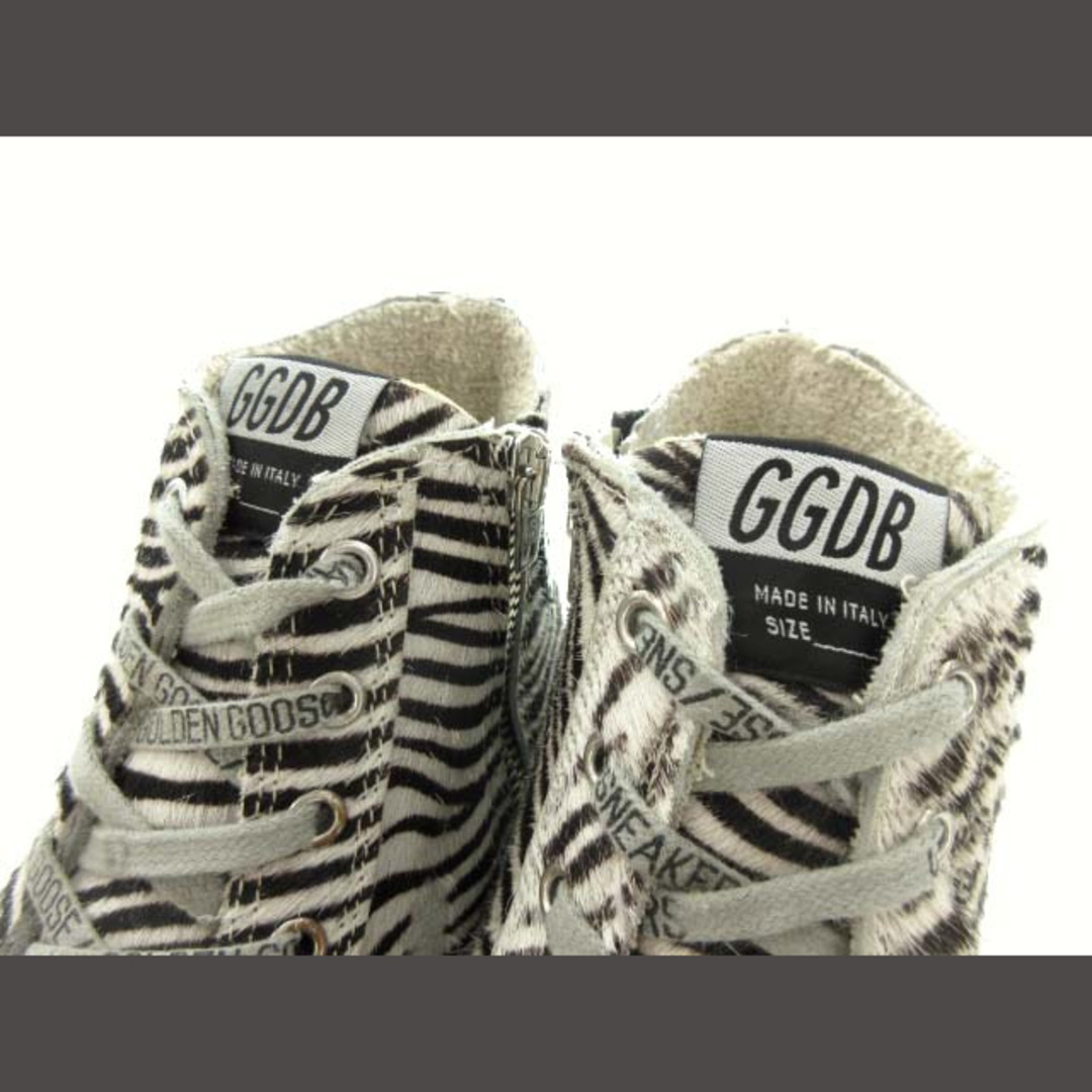 GOLDEN GOOSE(ゴールデングース)のゴールデングース zebra ゼブラ ハイカット スニーカー 39 レディースの靴/シューズ(スニーカー)の商品写真