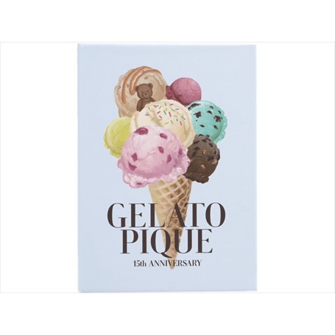 gelato pique(ジェラートピケ)の新品　gelato pique 上質サテンポーチ＆メモノート 2点セット レディースのファッション小物(ポーチ)の商品写真