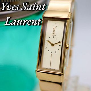 イヴサンローラン(Yves Saint Laurent)の美品 Yves Saint Laurent バングルウォッチ 腕時計 842(腕時計)