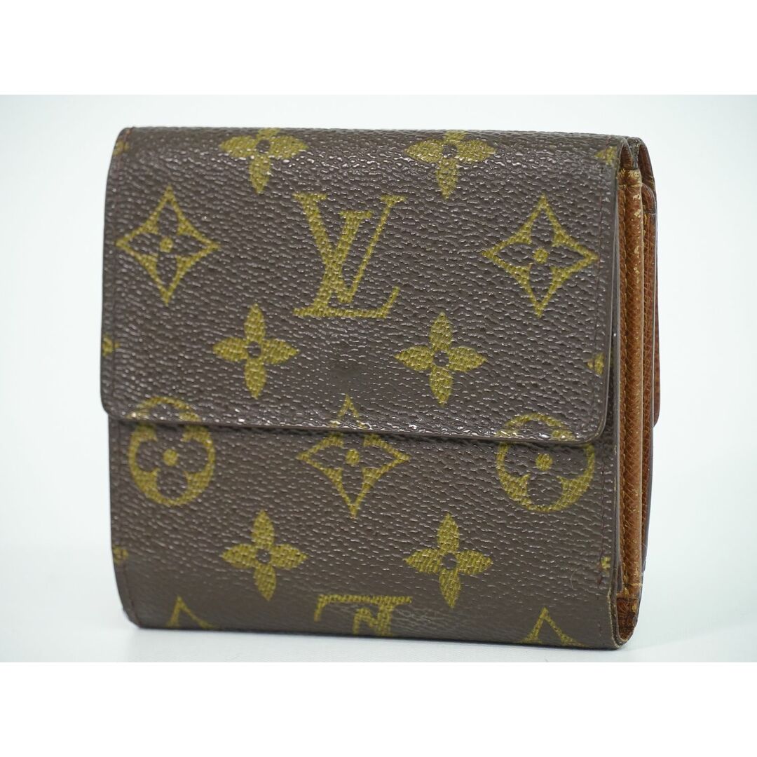 LOUIS VUITTON(ルイヴィトン)の本物 ルイヴィトン LOUIS VUITTON LV ポルトモネビエカルトクレディ モノグラム 折財布 コンパクトウォレット ブラウン M61652 ビトン 財布 ウォレット 中古 レディースのファッション小物(財布)の商品写真