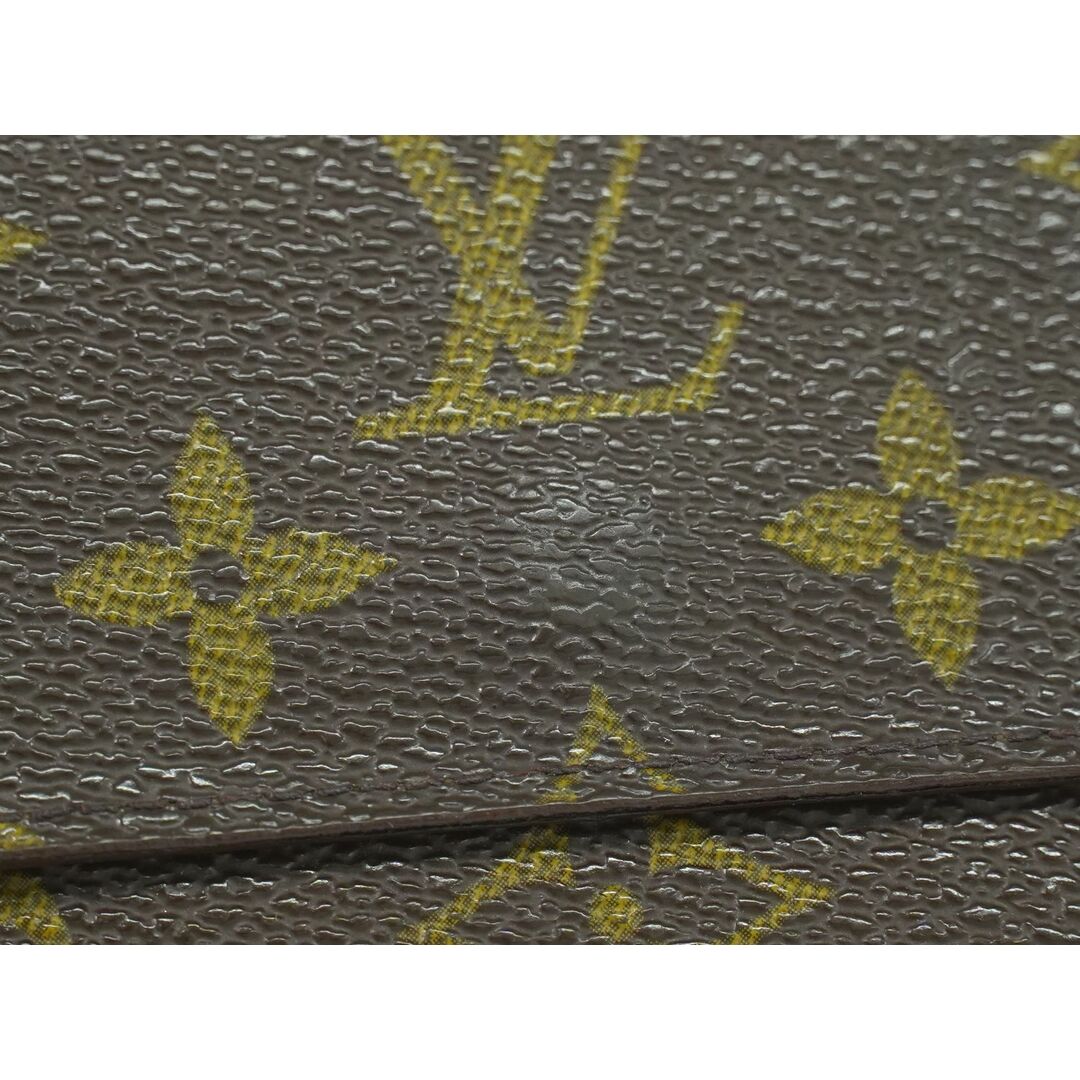 LOUIS VUITTON(ルイヴィトン)の本物 ルイヴィトン LOUIS VUITTON LV ポルトモネビエカルトクレディ モノグラム 折財布 コンパクトウォレット ブラウン M61652 ビトン 財布 ウォレット 中古 レディースのファッション小物(財布)の商品写真