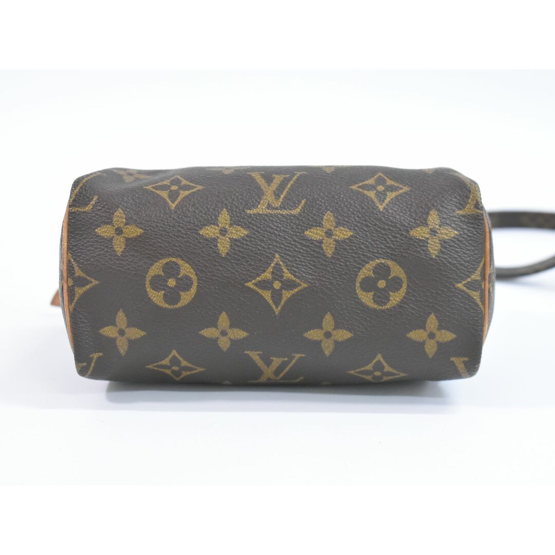 LOUIS VUITTON(ルイヴィトン)の本物 ルイヴィトン LOUIS VUITTON LV ミニスピーディ モノグラム 2WAY ショルダーバッグ ハンドバッグ ポシェット ブラウン M41534 ビトン バッグ 中古 レディースのバッグ(ショルダーバッグ)の商品写真