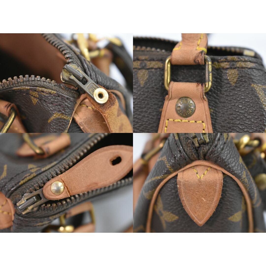 LOUIS VUITTON(ルイヴィトン)の本物 ルイヴィトン LOUIS VUITTON LV ミニスピーディ モノグラム 2WAY ショルダーバッグ ハンドバッグ ポシェット ブラウン M41534 ビトン バッグ 中古 レディースのバッグ(ショルダーバッグ)の商品写真