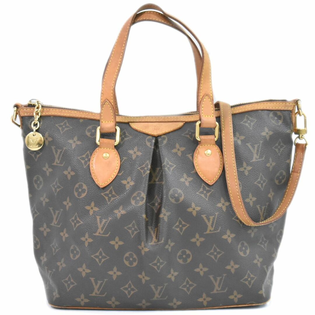 LOUIS VUITTON(ルイヴィトン)の本物 ルイヴィトン LOUIS VUITTON LV パレルモ PM　モノグラム 2WAY ショルダーバッグ ハンドバッグ ブラウン M40145 Palermo ビトン 中古	 レディースのバッグ(ショルダーバッグ)の商品写真