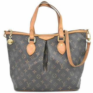 ルイヴィトン(LOUIS VUITTON)の本物 ルイヴィトン LOUIS VUITTON LV パレルモ PM　モノグラム 2WAY ショルダーバッグ ハンドバッグ ブラウン M40145 Palermo ビトン 中古	(ショルダーバッグ)