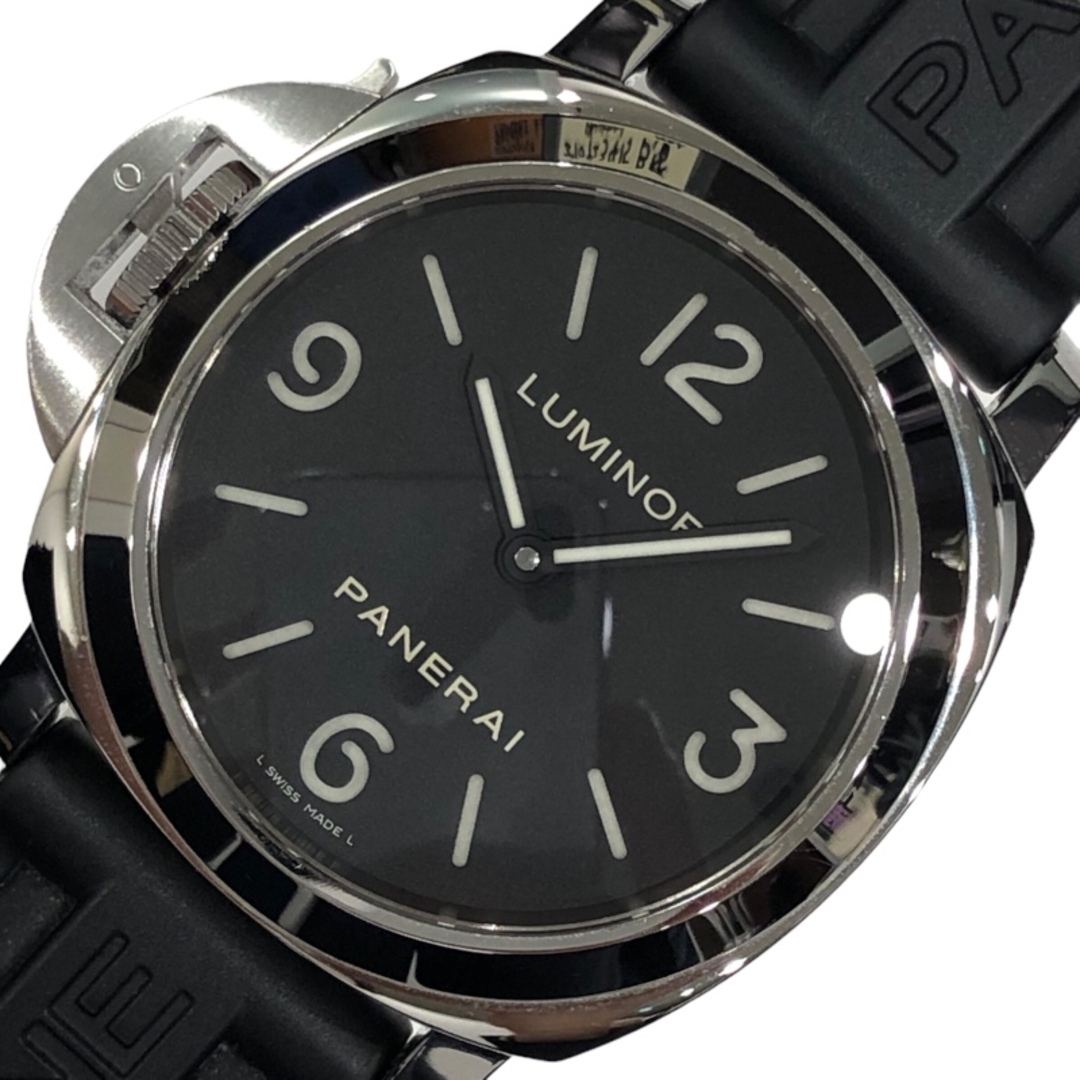 PANERAI(パネライ)の　パネライ PANERAI ルミノールベース　レフトハンド PAM00219 ブラック SS メンズ 腕時計 メンズの時計(その他)の商品写真