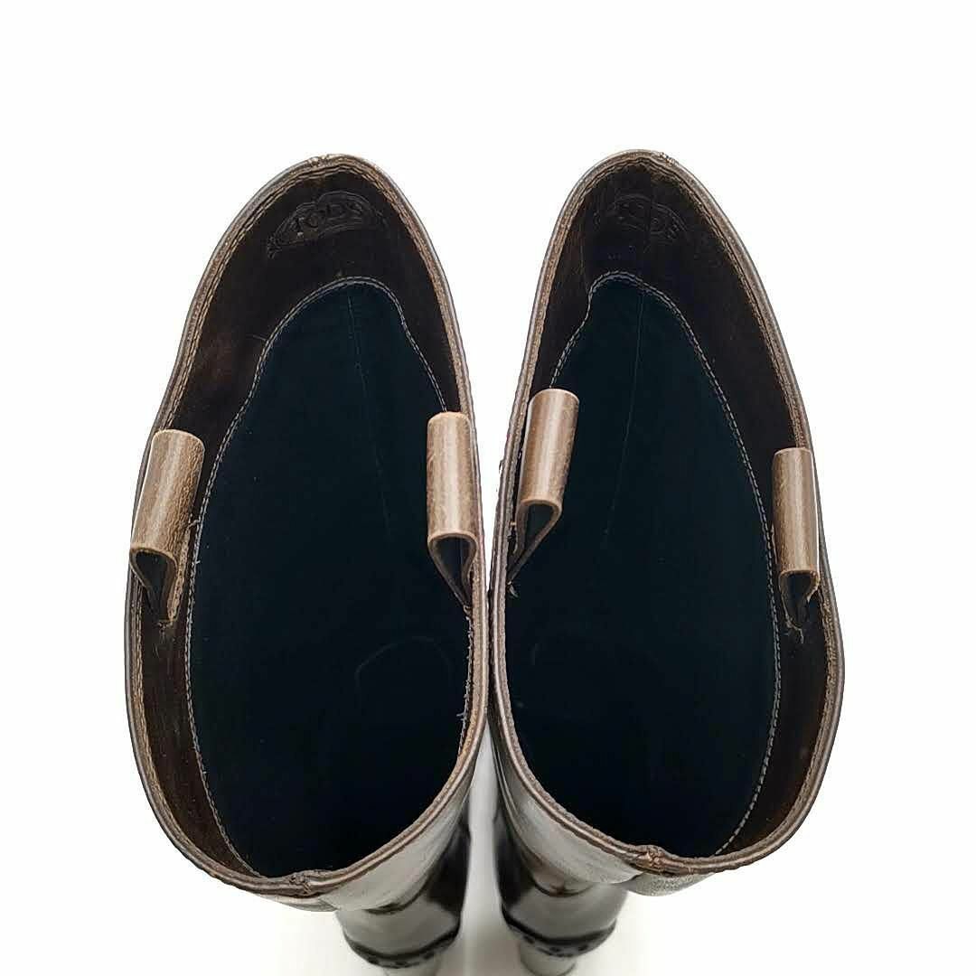 TOD'S(トッズ)の美品 トッズ TOD'S ロングブーツ レザー 伊製 03-24050406 レディースの靴/シューズ(ブーツ)の商品写真