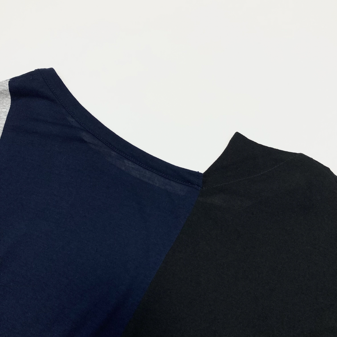 Y's(ワイズ)のY's 3 SHADE PATCHED FRENCH SLEEVE T 2 レディースのトップス(カットソー(半袖/袖なし))の商品写真