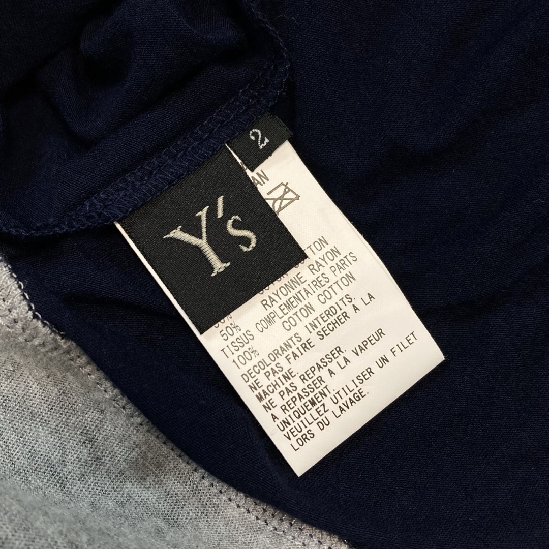 Y's(ワイズ)のY's 3 SHADE PATCHED FRENCH SLEEVE T 2 レディースのトップス(カットソー(半袖/袖なし))の商品写真