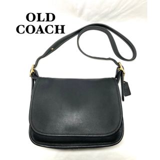 コーチ(COACH)の【美品】COACH オールドコーチ　ショルダーバッグ　ブラック　E5D-9951(ショルダーバッグ)