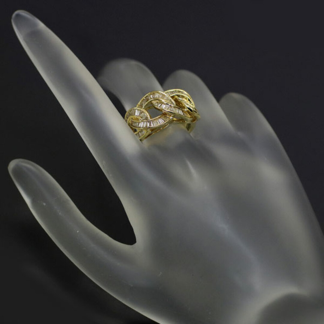K18YG ダイヤモンド リング 0.90ct レディースのアクセサリー(リング(指輪))の商品写真