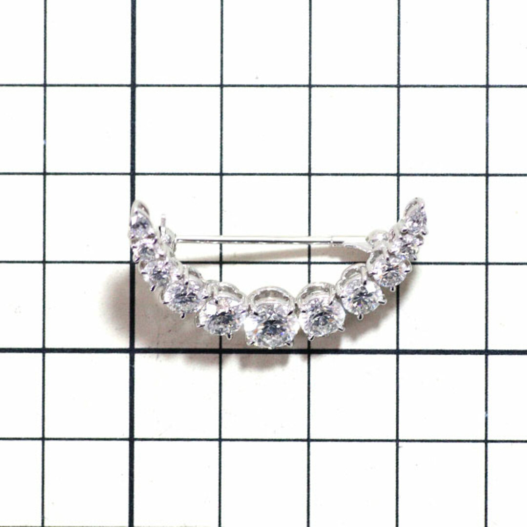 MIKIMOTO(ミキモト)のミキモト K18WG ダイヤモンド ブローチ 3.35ct レディースのアクセサリー(ブローチ/コサージュ)の商品写真