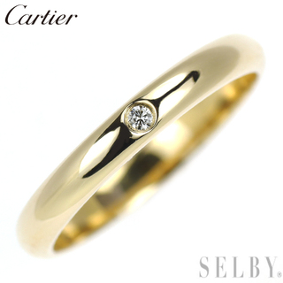 カルティエ(Cartier)のカルティエ K18YG ダイヤモンド リング バンド 48号(リング(指輪))