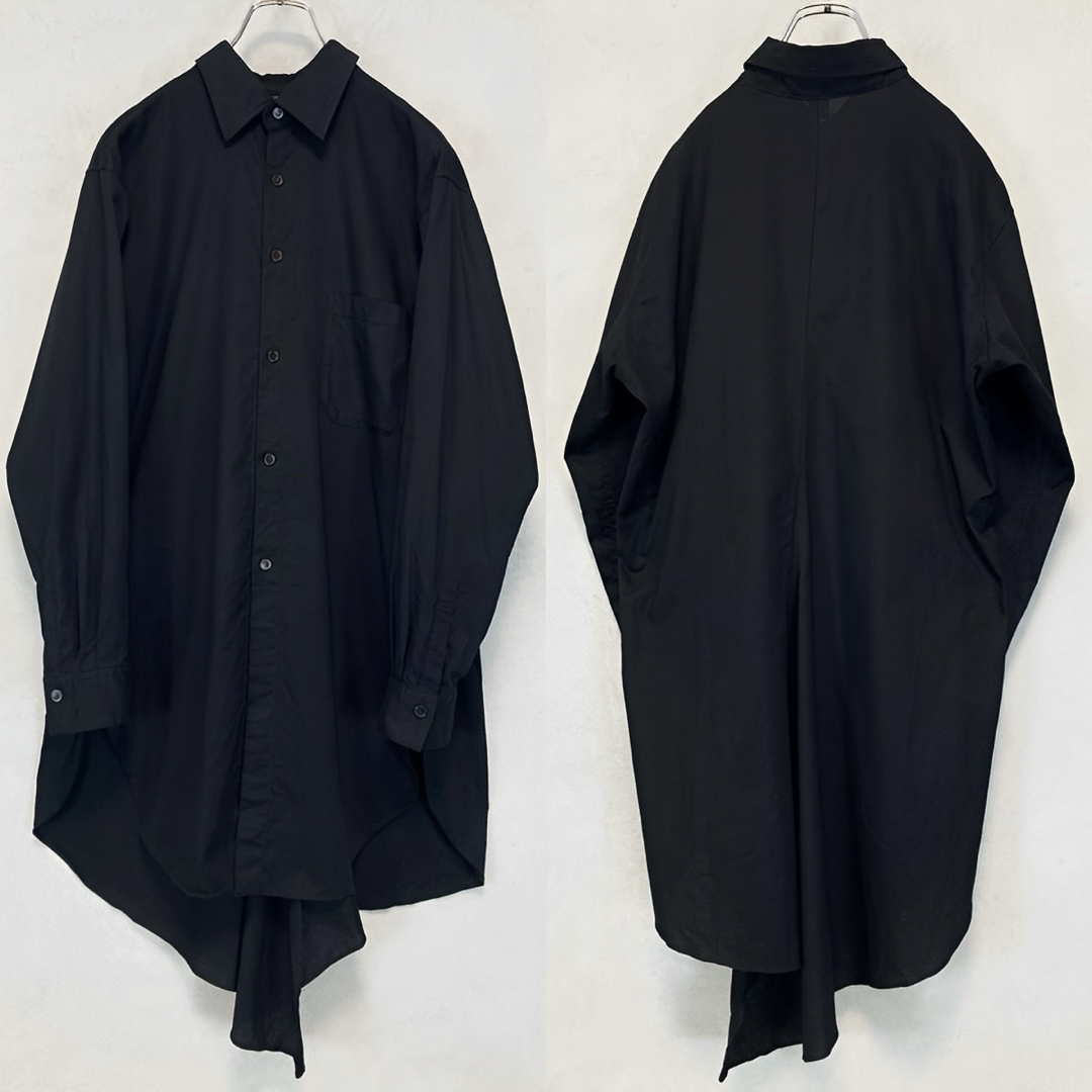 Y's(ワイズ)のY's COTTON THIN TWILL BACK DRAPE BLOUSE レディースのトップス(シャツ/ブラウス(長袖/七分))の商品写真