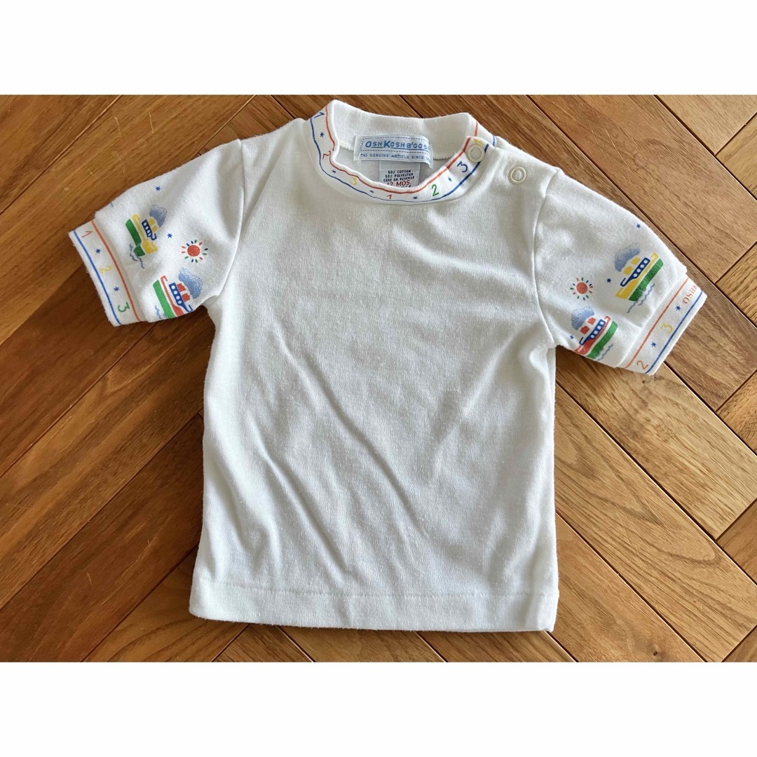 OshKosh(オシュコシュ)のoshkosh  セーラーボートショートオール&Tシャツセット　12m キッズ/ベビー/マタニティのベビー服(~85cm)(その他)の商品写真