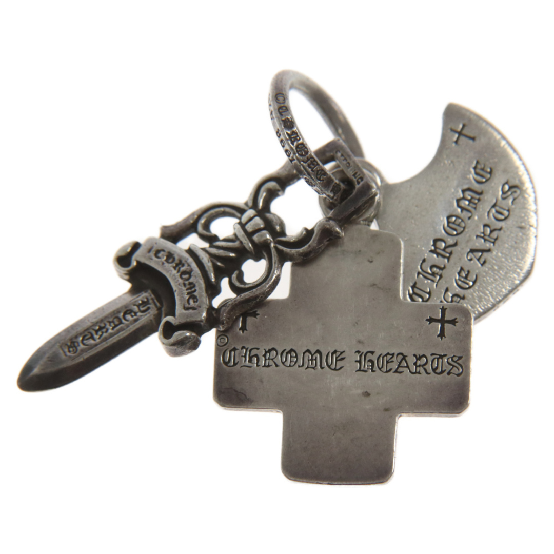 Chrome Hearts(クロムハーツ)のCHROME HEARTS クロムハーツ 3TRINKETS withOring 3トリンケッツ オーリング ネックレス ペンダント トップ シルバー メンズのアクセサリー(ネックレス)の商品写真