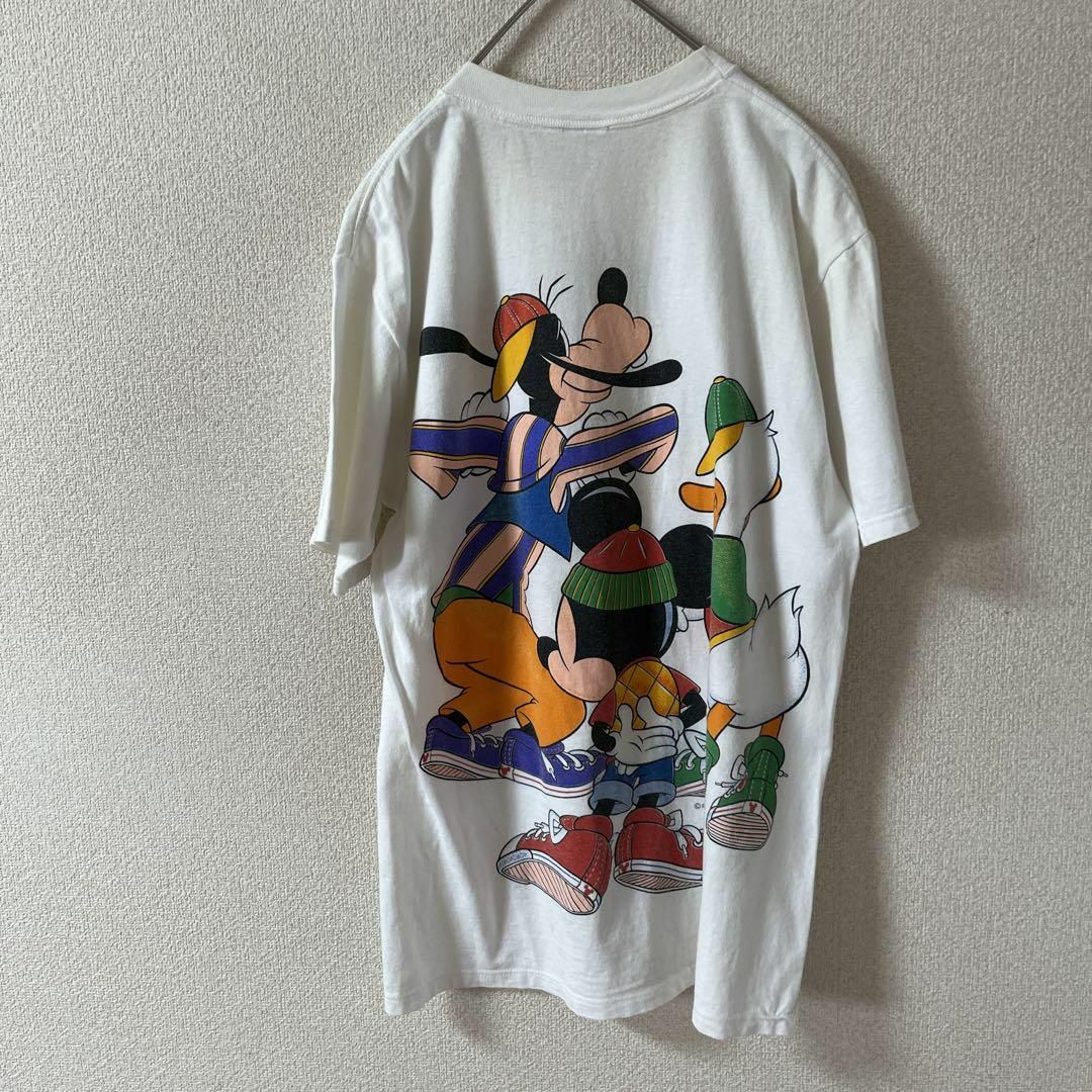 Disney(ディズニー)のsame様専用L2 ディズニー　ヴィンテージtシャツ タグ無S〜Mメンズ 白 メンズのトップス(Tシャツ/カットソー(半袖/袖なし))の商品写真