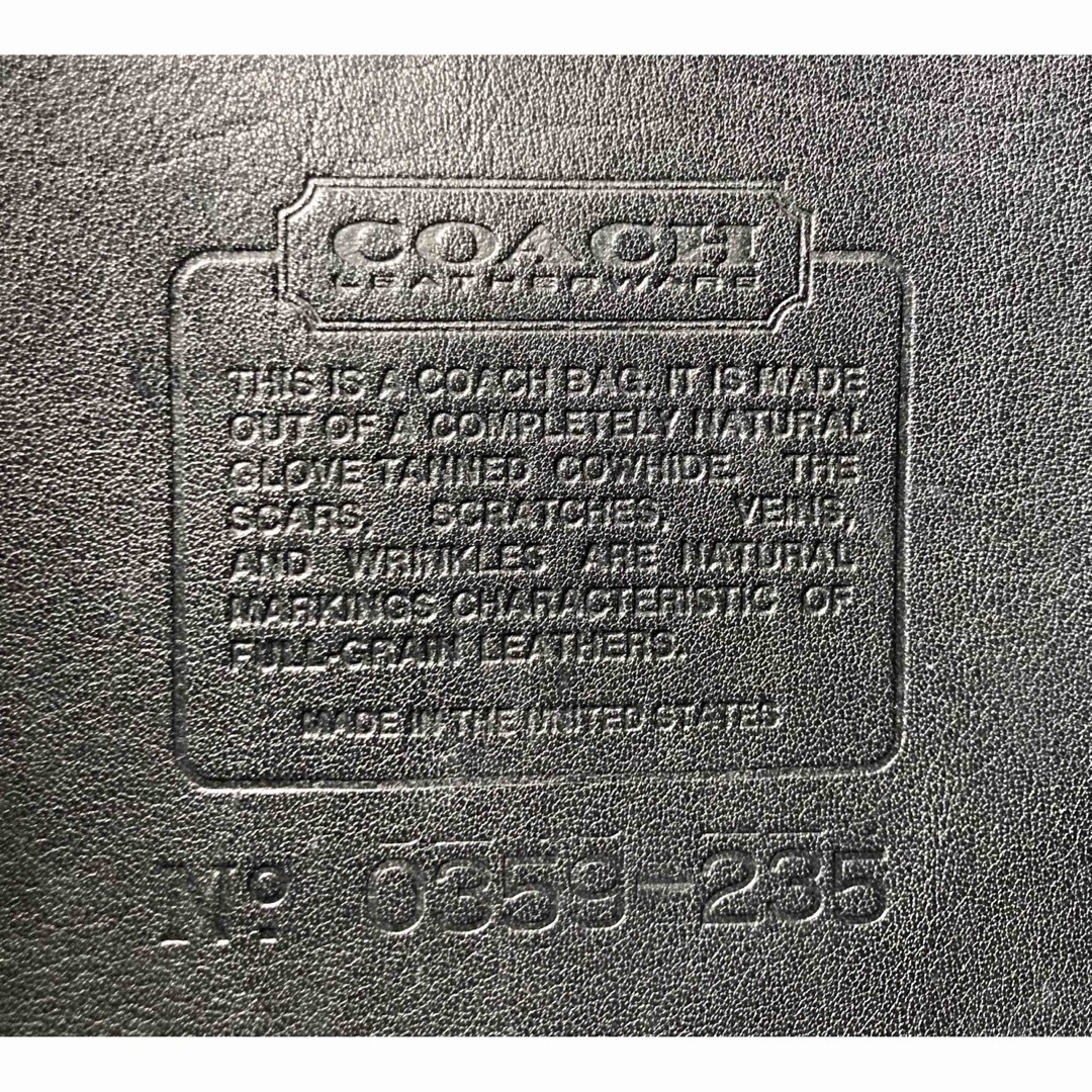 COACH(コーチ)の【美品】COACH オールドコーチ　ショルダーバッグ　USA製　0359-235 レディースのバッグ(ショルダーバッグ)の商品写真