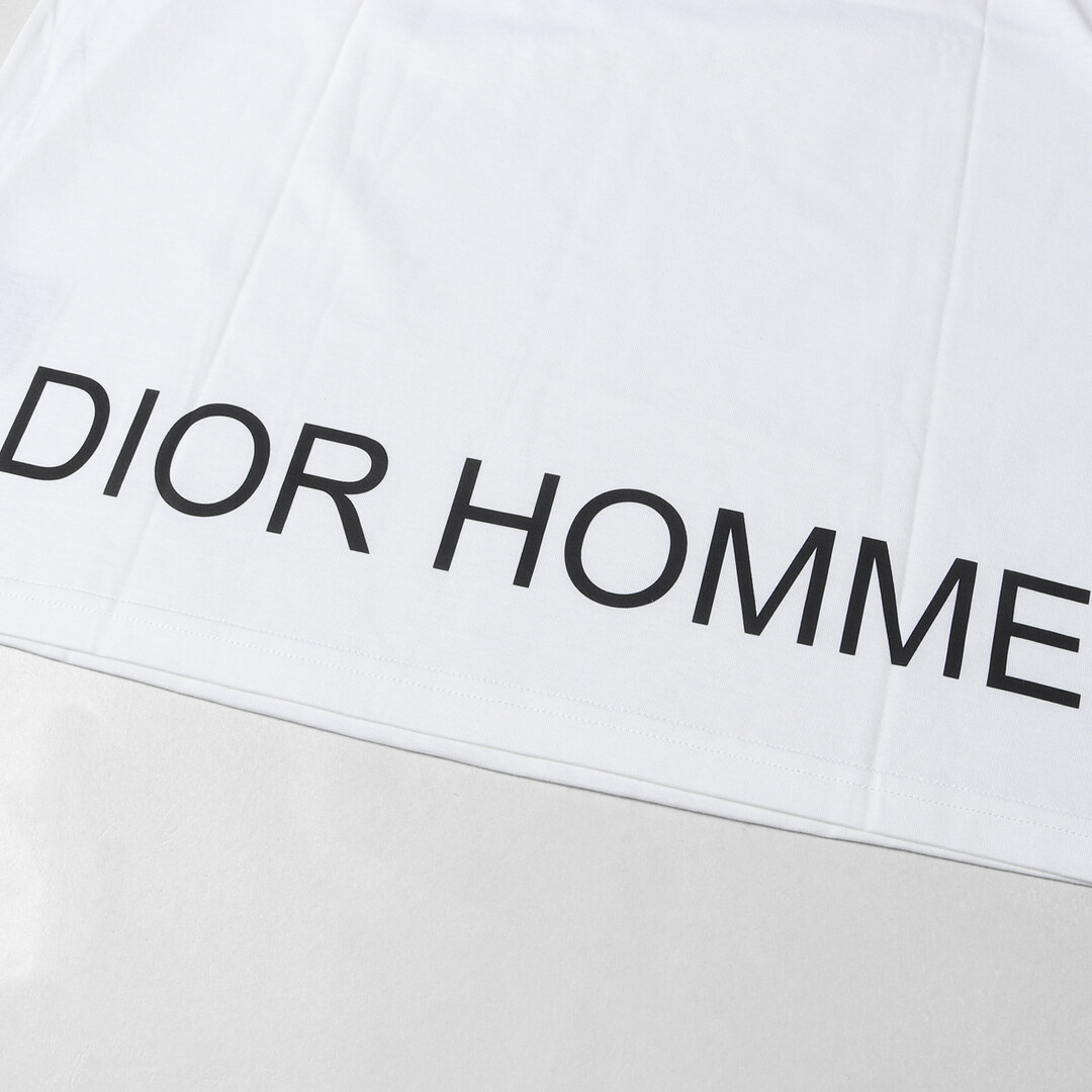 DIOR HOMME(ディオールオム)の新品 Dior HOMME ディオールオム Tシャツ サイズ:L B01 スニーカー プリント BEE 刺繍 バックヘム ロゴ クルーネック 半袖Tシャツ ホワイト 白 イタリア製 トップス カットソー【メンズ】 メンズのトップス(Tシャツ/カットソー(半袖/袖なし))の商品写真