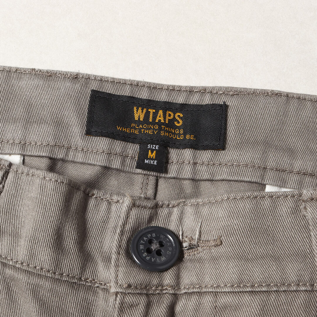 W)taps(ダブルタップス)のWTAPS ダブルタップス パンツ サイズ:M 17AW コットンツイル タイト ワーク チノパンツ KHAKI TIGHT 01 ブラウン カーキ タイト ボトムス ズボン【メンズ】【中古】 メンズのパンツ(チノパン)の商品写真