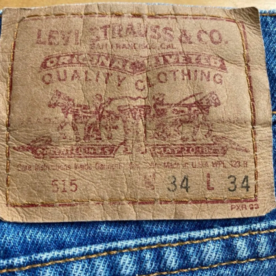 Levi's(リーバイス)の状態良好95年製　希少！ビンテージリーバイス515 USA製 501工場生産 メンズのパンツ(デニム/ジーンズ)の商品写真