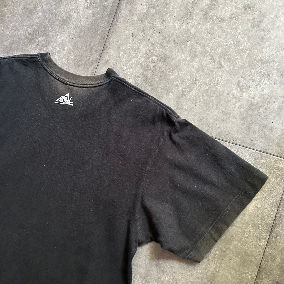 Anvil(アンビル)の90s anvil アンビル aolメール 企業tシャツ ブラック L メンズのトップス(Tシャツ/カットソー(半袖/袖なし))の商品写真
