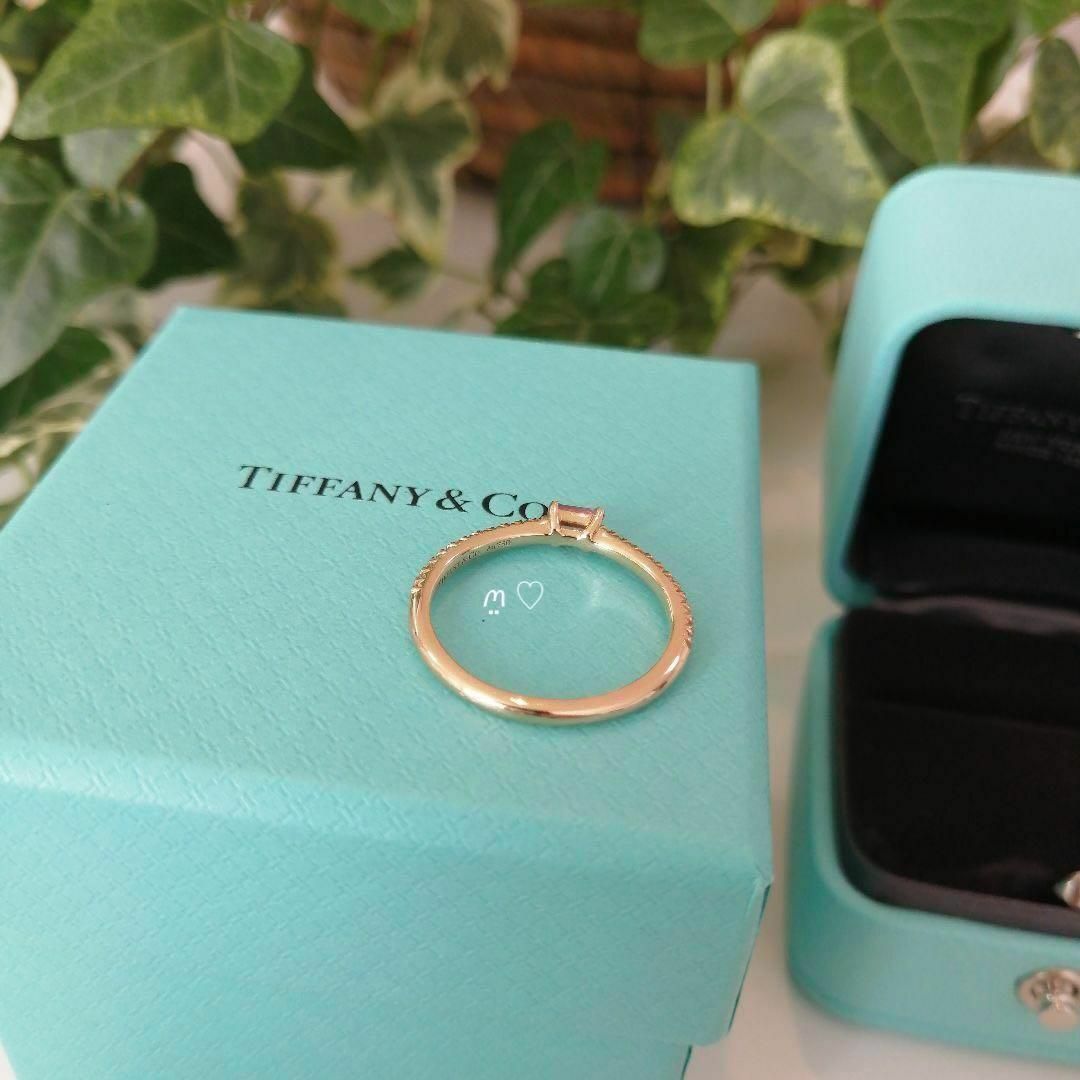 Tiffany & Co.(ティファニー)のティファニー　ノヴォホライゾンリング　11号　ピンクサファイア　エメラルドカット レディースのアクセサリー(リング(指輪))の商品写真