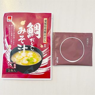 カヤノヤ(茅乃舎)の新庄みそ 鯛だし入りみそ汁＆茅乃舎 野菜だし(インスタント食品)