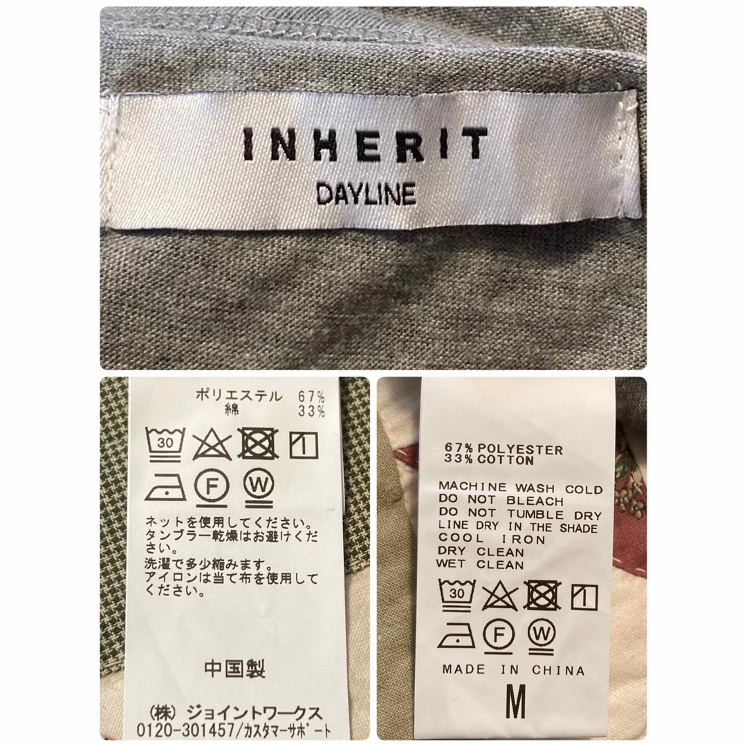 INHERIT(インヘリット)の★超美品★メンズINHERITロングTシャツMグレー メンズのトップス(Tシャツ/カットソー(七分/長袖))の商品写真